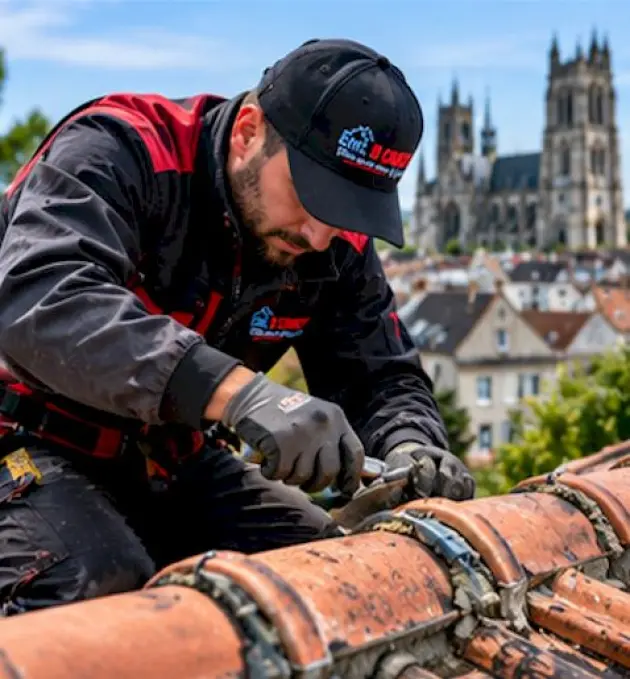 Changement de faîtières à Ribemont pour protéger le haut de la toiture – Ent. B CAUCHY