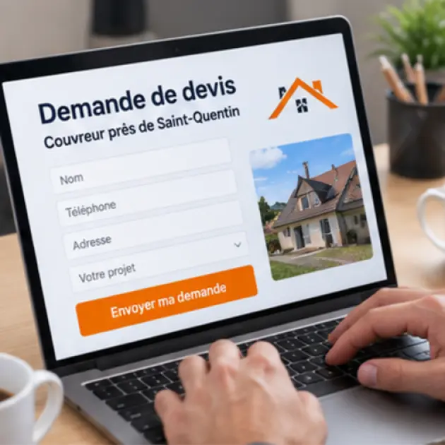 Intervention locale à Saint-Gobain pour la toiture, la façade et les extérieurs – Ent. B CAUCHY