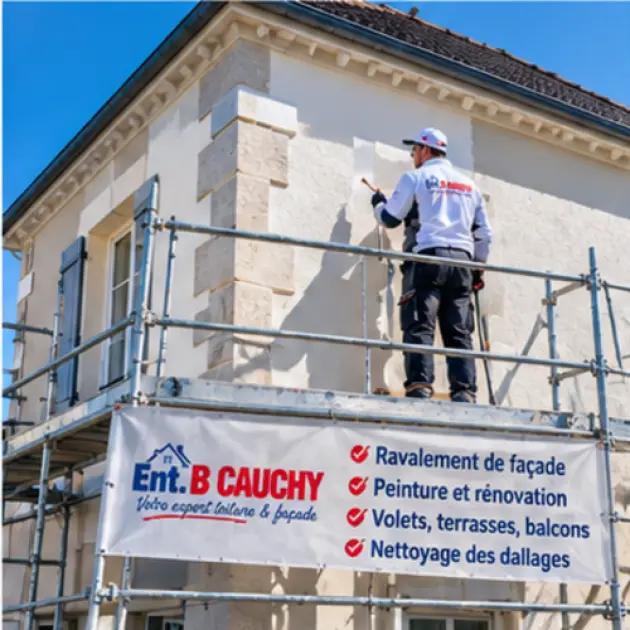 Peinture des terrasses, balcons et sols en béton à Chauny – Ent. B CAUCHY