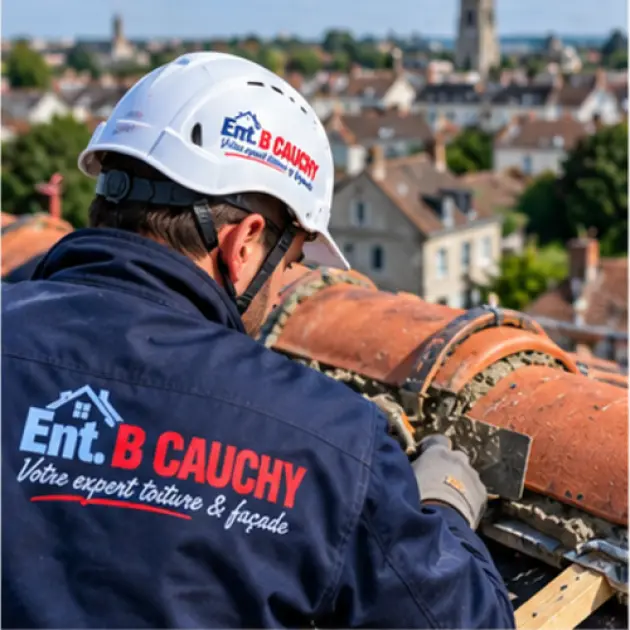 Cas chantier à Sinceny : enduit de façade qui gonfle et se décolle par plaques – Ent. B CAUCHY
